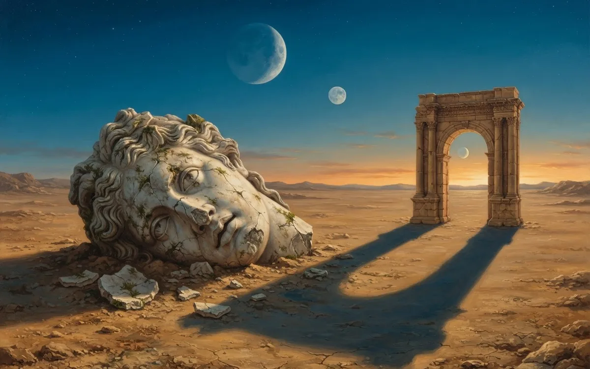 Artwork in the Surrealism style